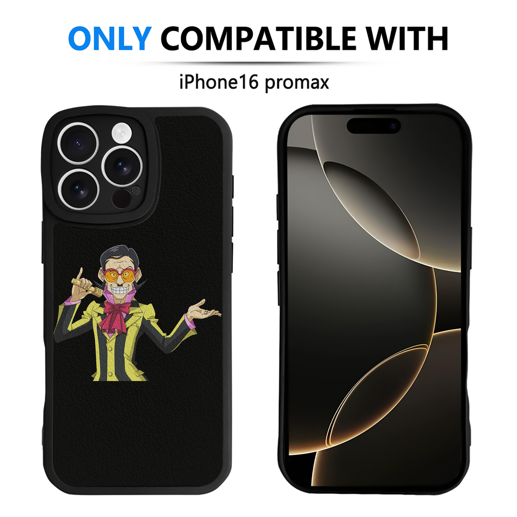 遊☆戯☆王 Yu-Gi-Oh! 【iPhone 16シリーズ対応】シリコンスマホケース（レザー調） 材質：シリコン